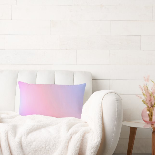 Drömlig Pastellfärgad Glittergradient Lumbarkudde (Soffa)