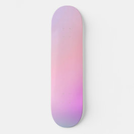 Drömlig Pastellfärgad Glittergradient Mini Skateboard Bräda 18,5 Cm