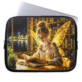 Drömliga glasögon för mjuka sötsaker och bokar laptop fodral