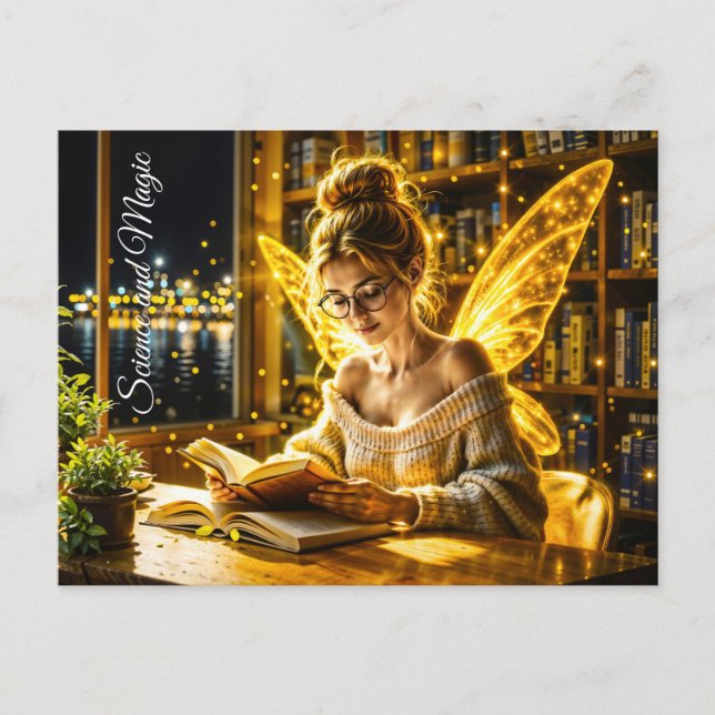 Drömliga glasögon för mjuka sötsaker och bokar vykort (Framsida)