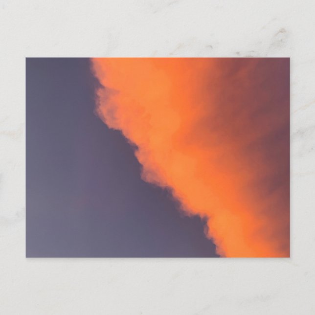 Drömliga, magiska moln i drömma, magiska färg vykort (Framsida)