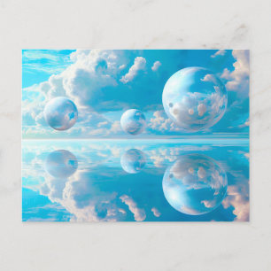 Drömlik himmel surrealistiskt naturlandskap helg vykort