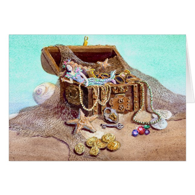 Drömlik sjöjungfru OBS kort (Framsidan Horizontal)