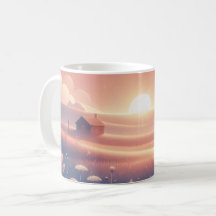 Drömlik solnedgångsscen Mugg