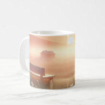 Drömlik solnedgångsscen Mugg
