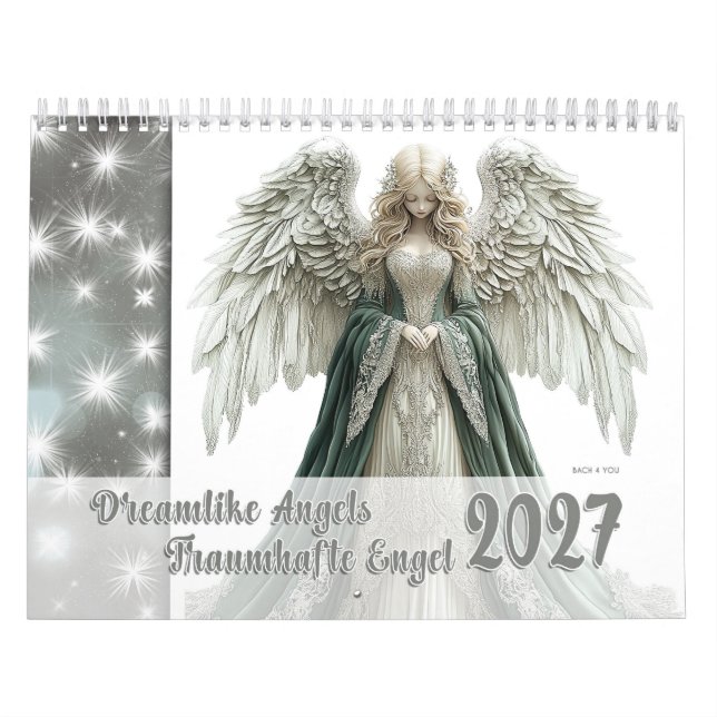 Drömlika änglar – Traumhafte Engel 2027 Kalender (Omslag)