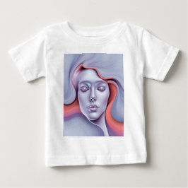 Drömlikt Eterisk Kvinna Porträtt Surreal Flytande  T Shirt