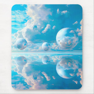 Drömlikt himmel surrealistiskt naturlandskap musmatta