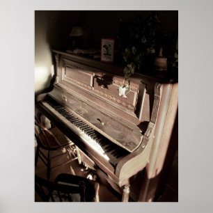Drömlikt piano poster