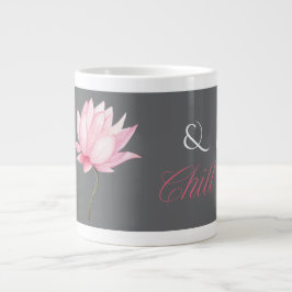 Drömlotus “& Chill”, Avslappnande Välbefinnandepre Jumbo Mugg