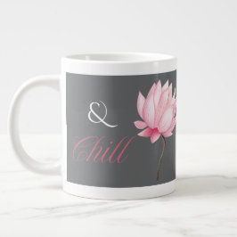 Drömlotus “& Chill”, Avslappnande Välbefinnandepre Jumbo Mugg