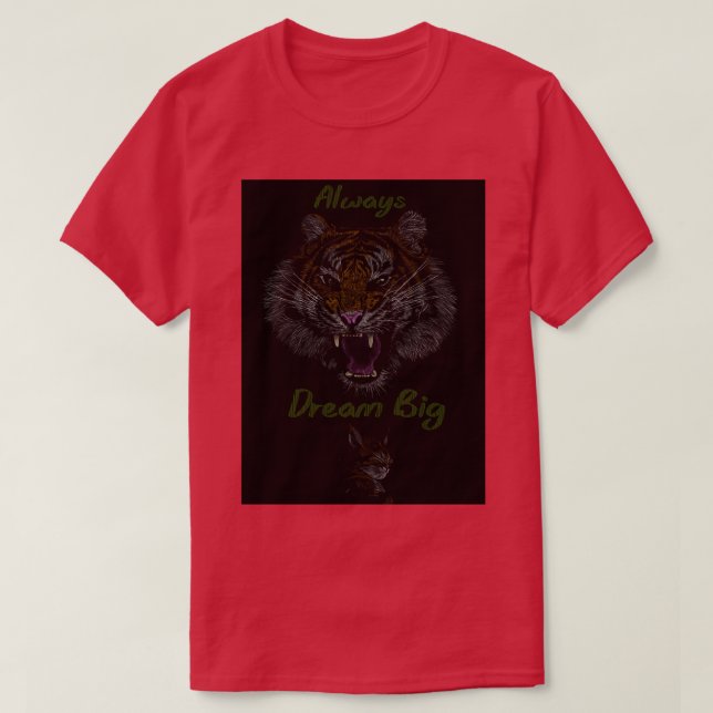 drömma alltid om stora Kattunge T Shirt (Design framsida)