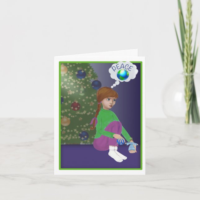 Drömma av fred helgkort (Framsida)