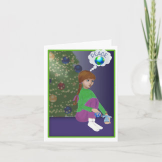 Drömma av fred helgkort