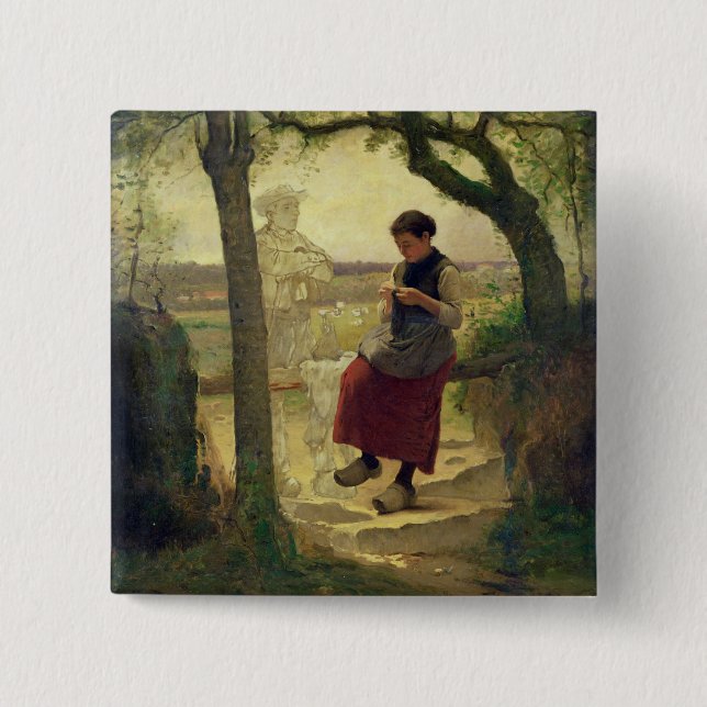 Drömma av henne kärlek, 1901 knapp (Framsida)