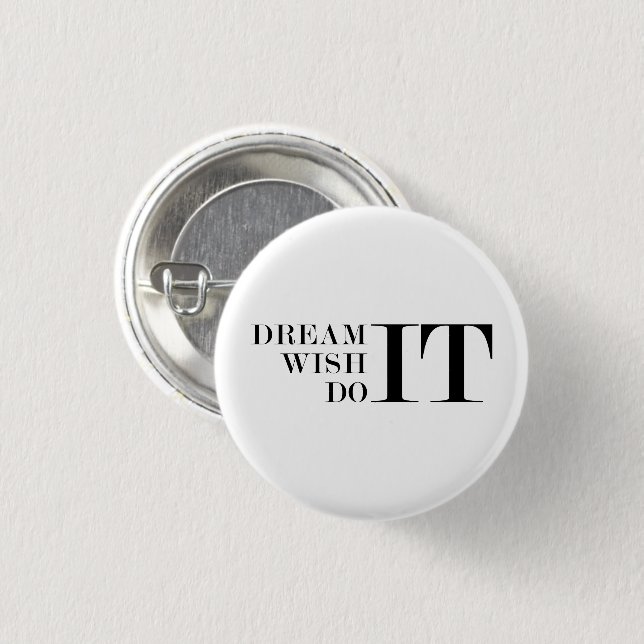 Drömma det, önska det, gör det knapp (Framsida & baksida)