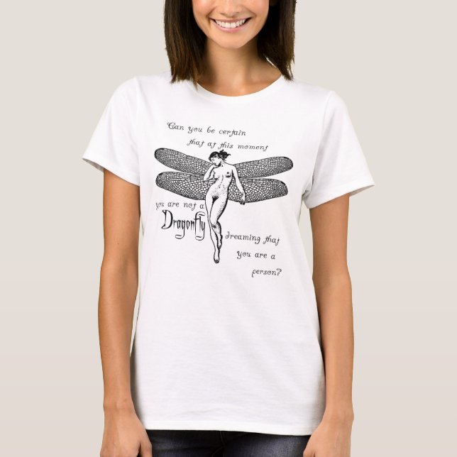 Drömma för slända tee shirt (Framsida)