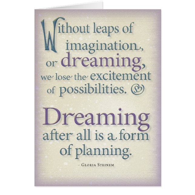 Drömma Hälsningskort (Framsidan)