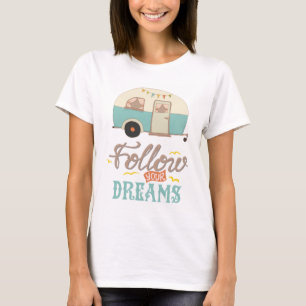 Drömma Mera Campingvagn T-Shirt