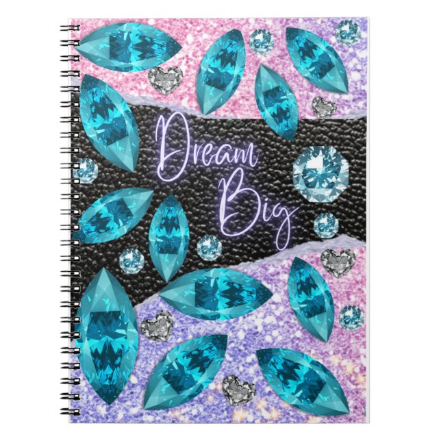 drömma om stora färgad finare judar stil anteckningsbok (Framsidan)