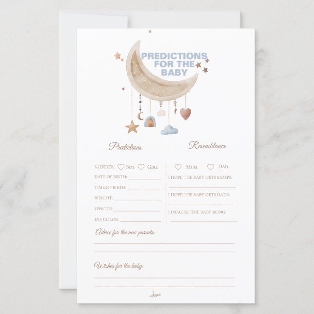 Drömma över den blå förutsägelsen och rådgivningen (Framsida)