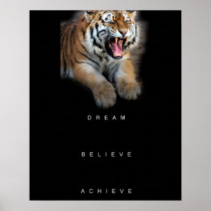 drömma tro uppnå motiveringstext poster