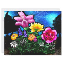 Drömmande blommor druvhyacint scrapbookpapper