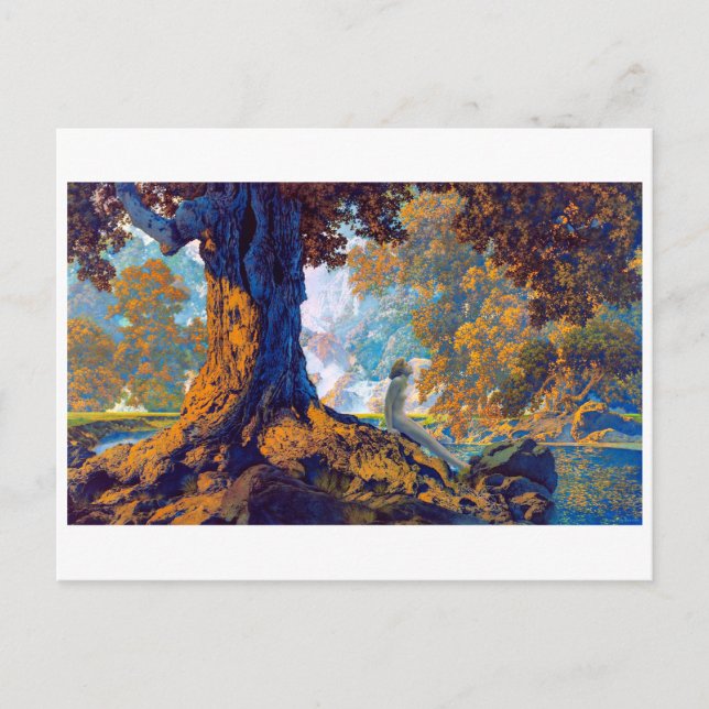 Drömmande | Maxfield Parrish | Vykort (Framsida)