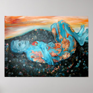 drömmande om fisk poster