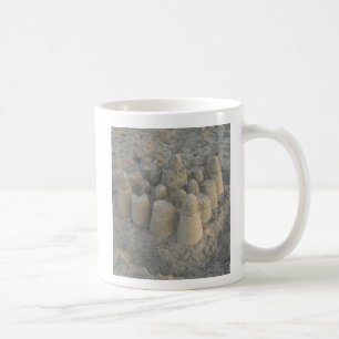 drömmande sandslott kaffemugg