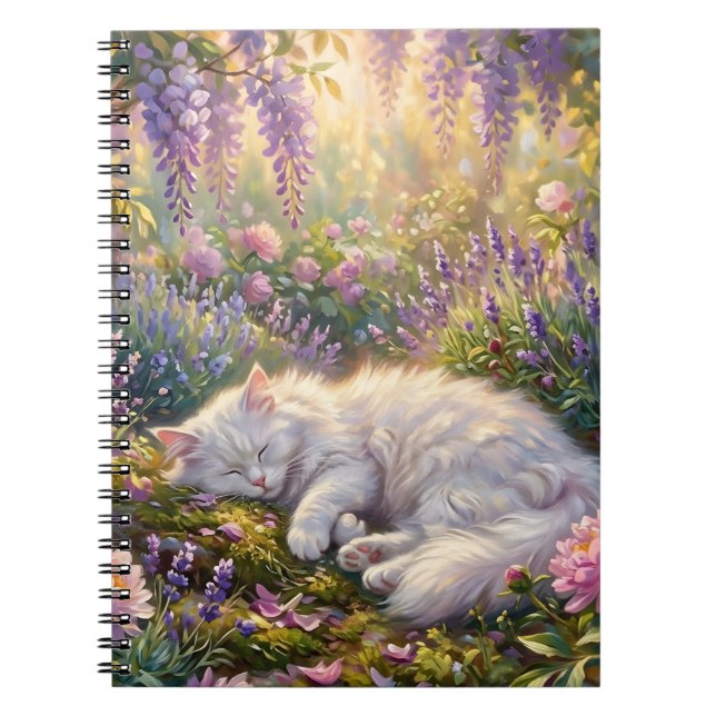 Drömmande under Wisterian Anteckningsbok (Framsidan)
