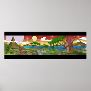 Drömmar 36" x 12", värderar (Matte) affischpapper, Poster