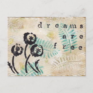 Drömmar är lediga vykort