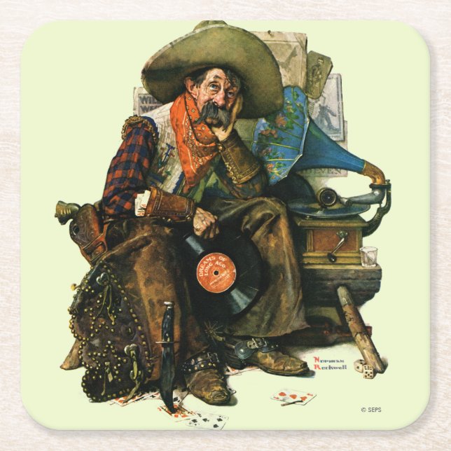 Drömmar av Long Ago Underlägg Papper Kvadrat (Framsidan)