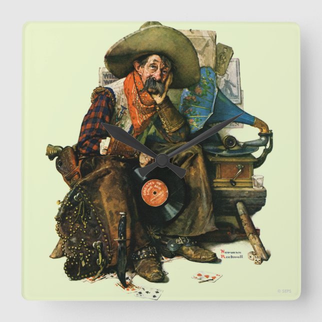 Drömmar av Long sedan Fyrkantig Klocka (Framsida)