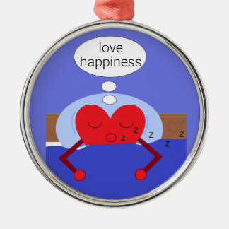 Drömmar av mitt hjärta II Julgransprydnad Metall