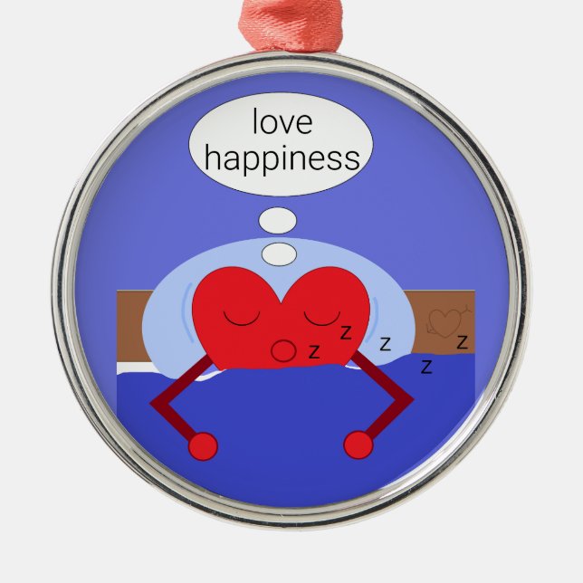 Drömmar av mitt hjärta II Julgransprydnad Metall (Framsidan)