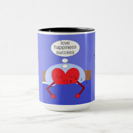 Drömmar av mitt hjärta mugg