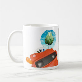 Drömmar för dag för 80-tal för klassikerminnen kaffemugg