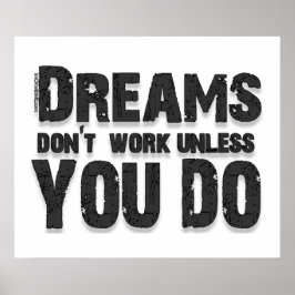 Drömmar fungerar inte poster