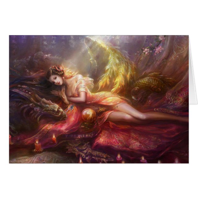 Drömmar Hälsningskort (Framsidan Horizontal)