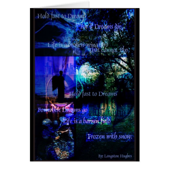 Drömmar Hälsningskort (Framsidan)