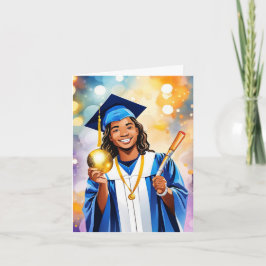 Drömmar i Rörelse - Firande av Studenten Kort