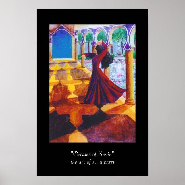 Drömmar i Spanien Poster (Framsidan)