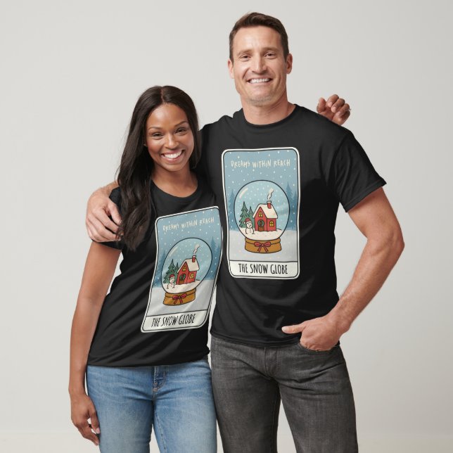 Drömmar inom räckhåll Snöglob Jul T Shirt (Unisex)