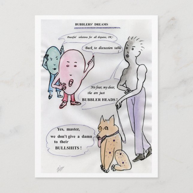 drömmar om bubblare vykort (Framsida)