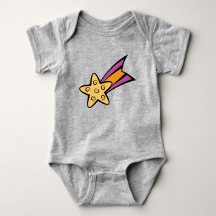 Drömmar om rymdskjutande stjärna Baby Body T Shirt