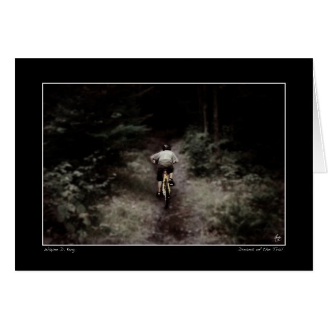 Drömmar på spåret hälsningskort (Framsidan Horizontal)