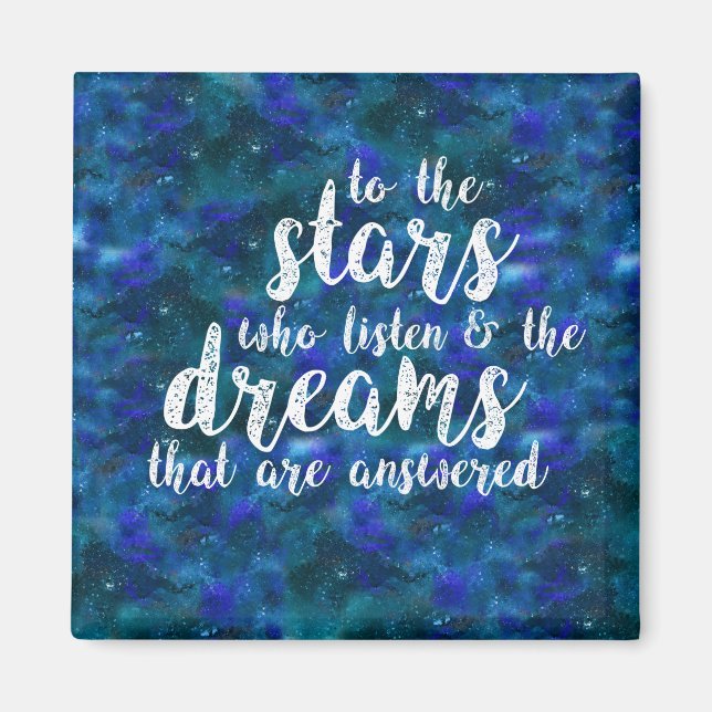 Drömmar som besvaras magnet (Framsidan)