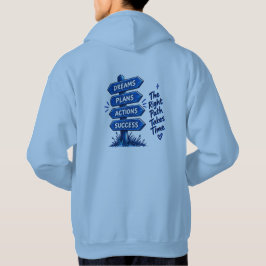 Drömmar Tar Tid – Motiverande Framgångsdesign Hoodie